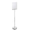 Azar Displays 11"W x 17"H Clear Acrylic Sign Holder W/ Metal Pedestal Stand 300847 - alternate 1